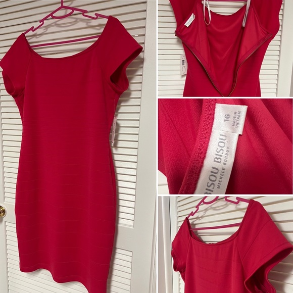 Bisou Bisou Mummy Body Con Fitted Dress Plus Size 16 NWT - Picture 4 of 15